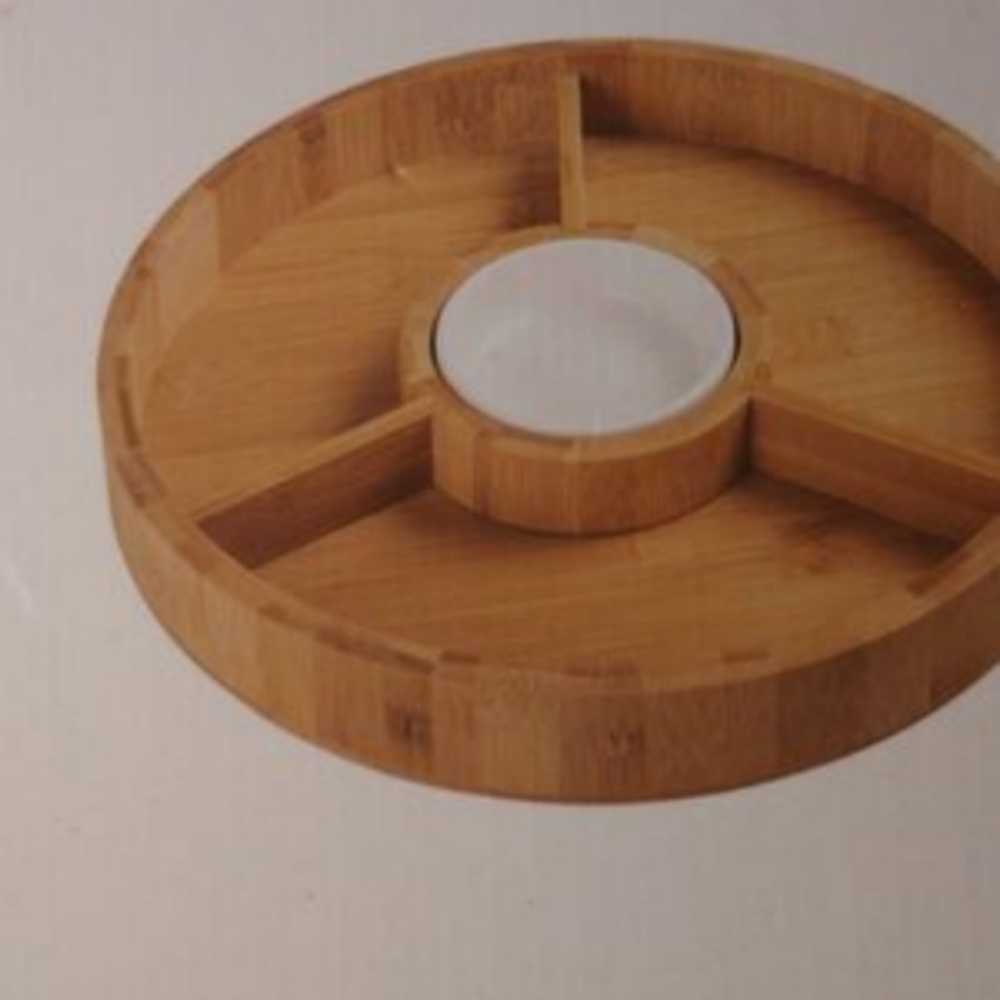Bamboo Serving tray, New in box
